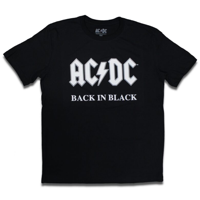 Camiseta ACDC Back In Black - GG, Preto