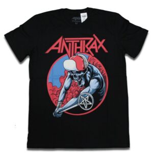 Camiseta Oficial Anthrax - XXX(4G), Preto