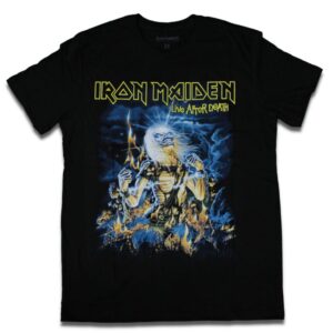 Camiseta Iron Maiden Live After Death - G, Preto