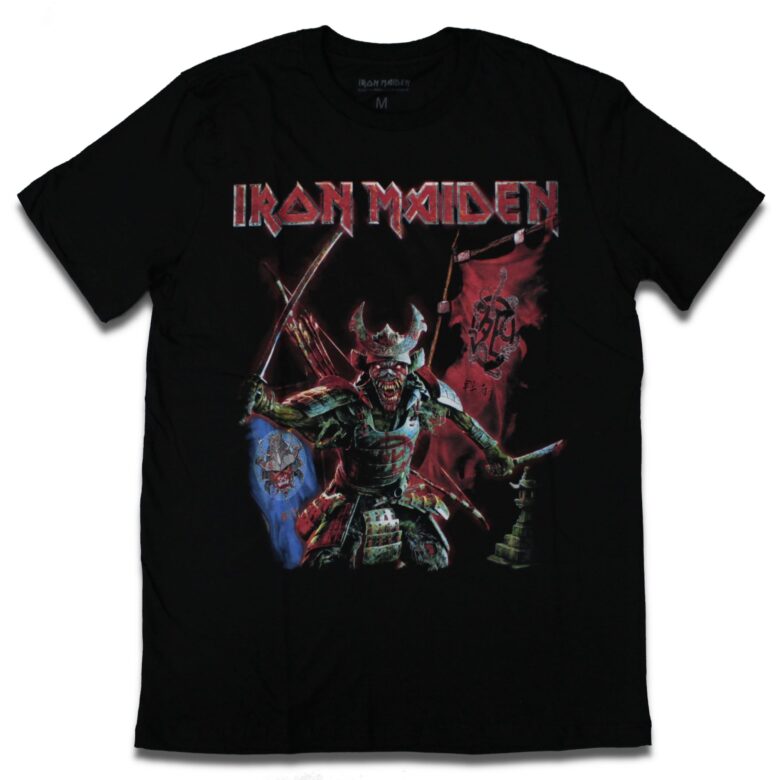 Camiseta Iron Maiden Senjutsu 4 - XXX(4G), Preto