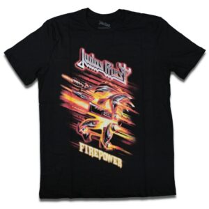 Camiseta Judas Priest Firepower - G, Preto