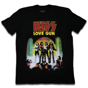 Camiseta Kiss Love Gun - P, Preto