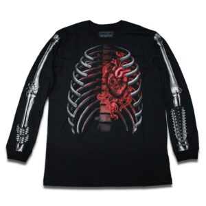 Manga Longa Skeleton Consulado do Rock