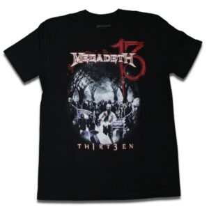 Camiseta Megadeth Thirteen II - PP, Preto