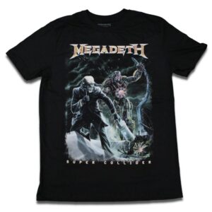 Camiseta Megadeth Super Collider II - GG, Preto