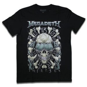 Camiseta Megadeth Thirteen - GG, Preto
