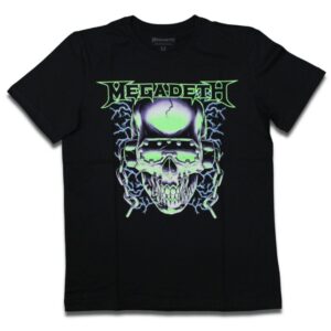 Camiseta Megadeth Vic Rattlehead - G, Preto