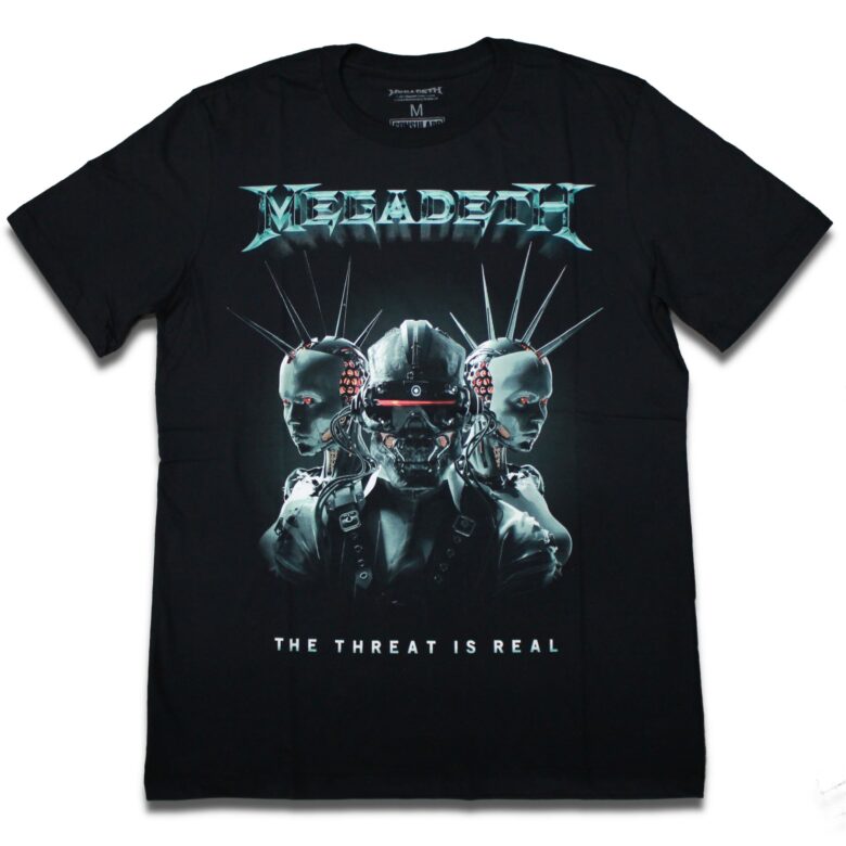 Camiseta Megadeth The Threat Is Real - PP, Preto