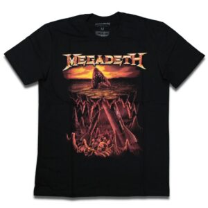 Camiseta Megadeth Shark - P, Preto