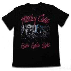 Camiseta Motley Crue Girls Girls Girls - M, Preto
