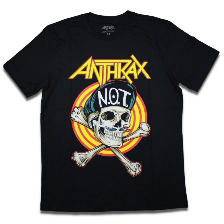 Camiseta Anthrax Not Man - Preto, G