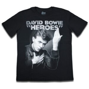 Camiseta David Bowie Heroes - XXG(3G), Preto
