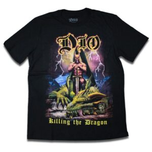 Camiseta Dio Killing the Dragon - M, Preto