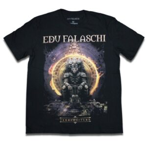 Camiseta Edu Falaschi Tenochtitlan - M, Preto