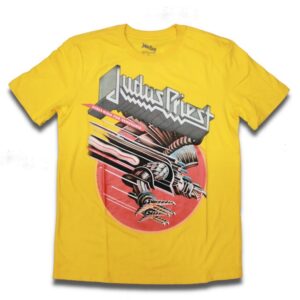 Camiseta Judas Priest Screaming Amarela - XXX(4G), Amarelo