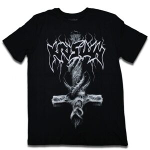 Camiseta Krisiun Plague Cross - M, Preto