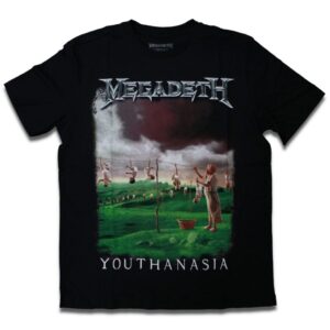 Camiseta Megadeth Youthanasia - M, Preto