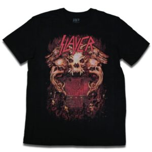 Camiseta Slayer Golden Evil - P, Preto