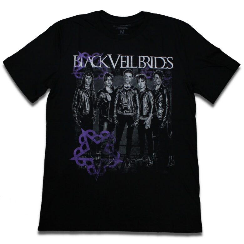 Camiseta Black Veil Brides Pentagram - GG, Preto