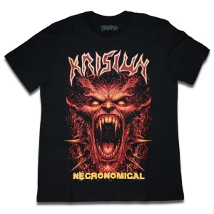 camiseta oficial da banda krisiun necronomical 100% algodão consulado do rock