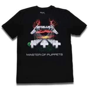 Camiseta Metallica Master Of Puppets - P, Preto