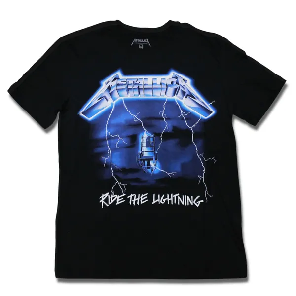 camiseta metallica ride the lightining oficial da marca consulado do rock