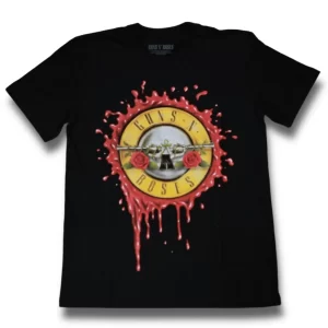 Camiseta Guns N Roses Simbolo preta da marca Consulado do Rock