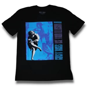 Camiseta Guns N' Roses Use Your Illusion II preta da marca Consulado do Rock