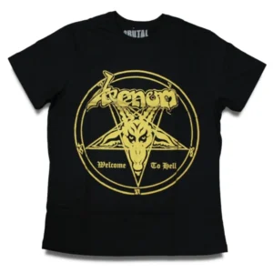 camiseta venom welcome to hell preta