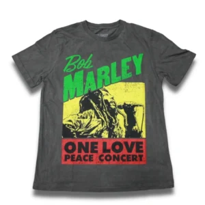 Camiseta Bob Marley One Love Peace Concert da marca consulado do rock