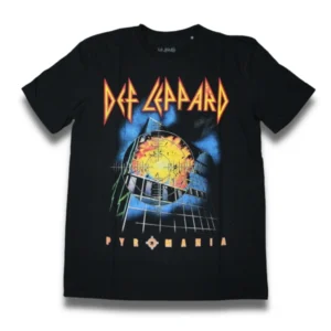Camiseta Def Leppard Pyromania da marca consulado do rock