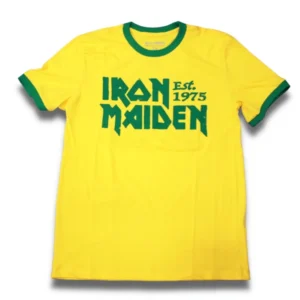 Camiseta Iron Maiden Brasil Copa 2026