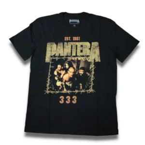 Camiseta Pantera Band Photo consulado do rock