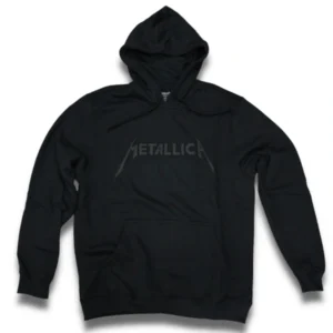 Moletom preto Metallica consulado do rock